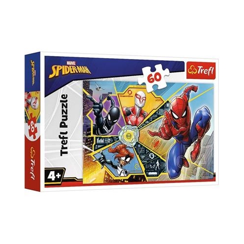 Puzzle TREFL 60 Spiderman. W sieci