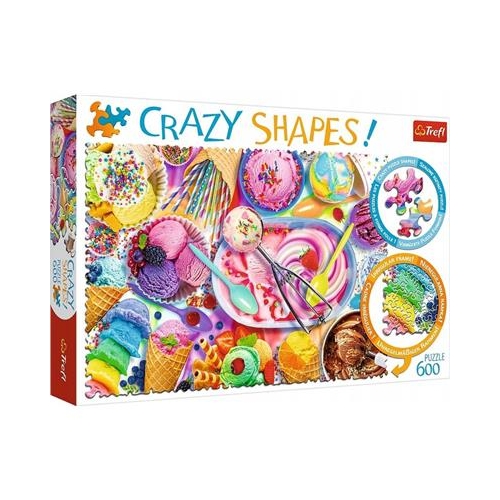 Puzzle TREFL 600 Crazy Shapes Słodkie marzenia