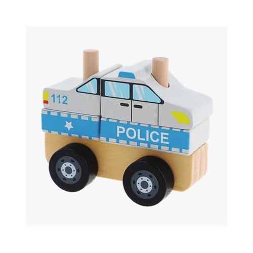 Pojazd drewniany Trefl Policja-26542