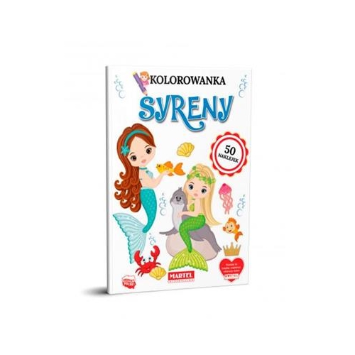 Kolorowanka Syreny z naklejkami