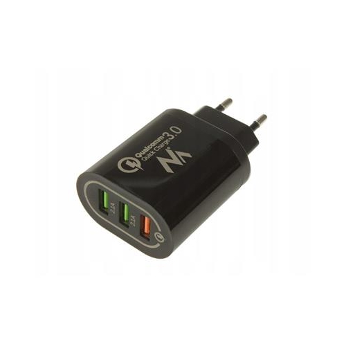 Ładowarka sieciowa Maclean MCE479 B QC 3.0 3xUSB c