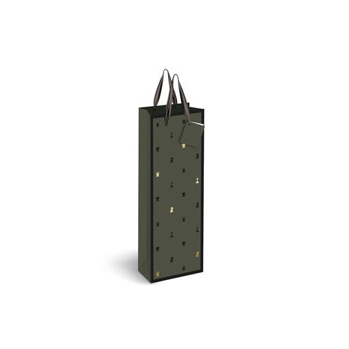 Torebka na butelkę GOLD 210g 13x36x8 Szachy