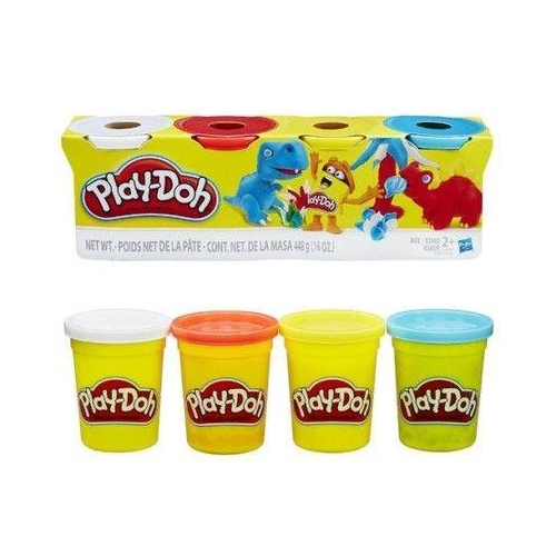 Ciastolina Play-Doh kolory standardowe 4 tuby  -28507