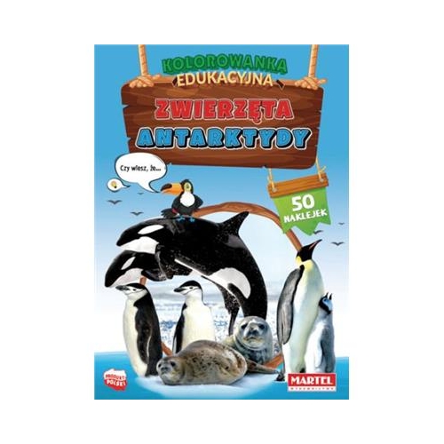 Kolorowanka edukacyjna. Zwierzęta Antarktydy-28745