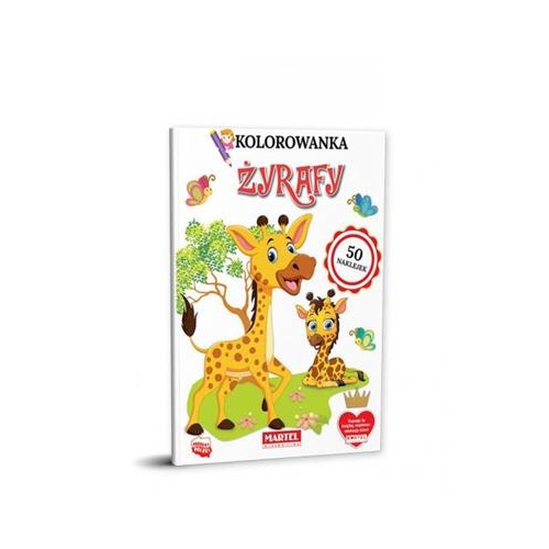 Kolorowanka Żyrafy z naklejkami-28786