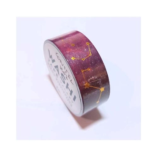 Taśma dekoracyjna Washi Galaxy Konstelacje różowe-28837