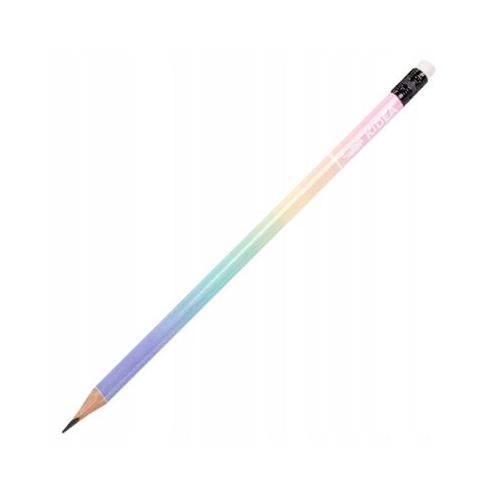 Ołówek trójkątny z gumką Kidea Pastel-29290