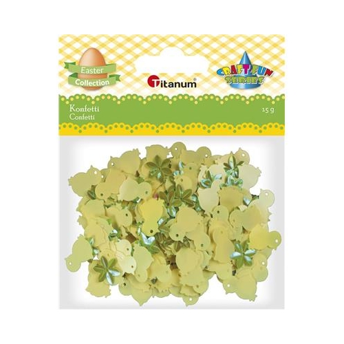 Cekiny konfetti Titanum 15g Kurczaczki i kwiatki-29338