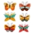 Naklejki foliowe 3D 6szt Motyle pomarańczowe-29330