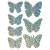 Naklejki foliowe 3D Titanum 7szt Motyle kolorowe-29332