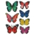 Naklejki foliowe 3D Titanum 7szt Motyle kolorowe-29333