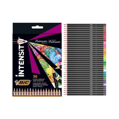 Kredki ołówkowe BIC Intensity Premium 36 kolorów
