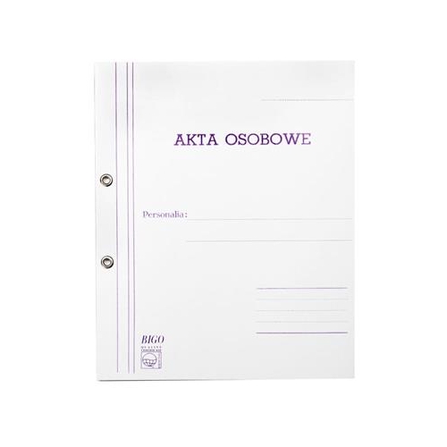 * Teczka A4 do akt osobowych BIGO 10szt OCZKO ABCD-29476