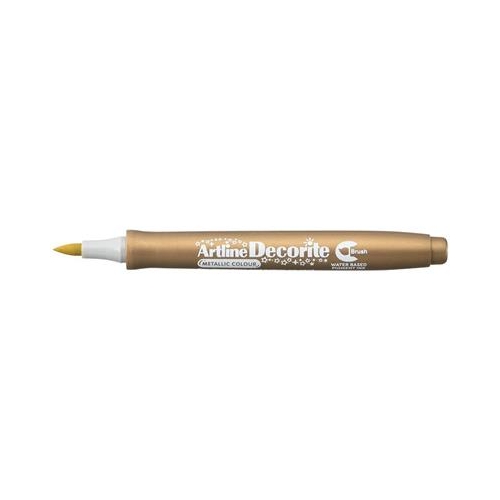 Brush marker Artline AR-035 Metaliczny złoty