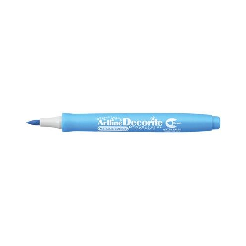 Brush marker Artline AR-035 Metaliczny niebieski