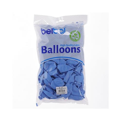 Balony gumowe 12" 30cm 100szt Niebieskie jasne