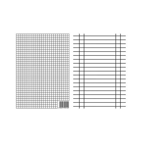 Liniuszek Interdruk A4 kratka i linia-30071