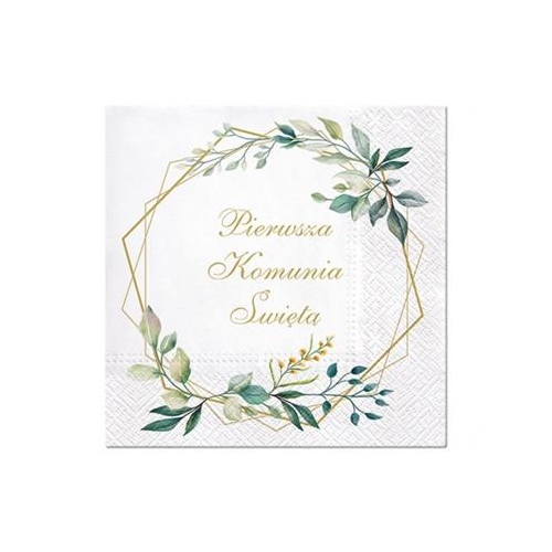 Serwetka lunch 33x33 Pierwsza Komunia Święta-30949