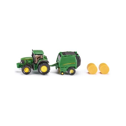 Siku Super - Traktor John Deere z prasą-31426