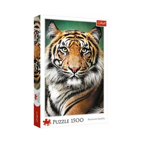 Puzzle TREFL 1500 Portret tygrysa-31584