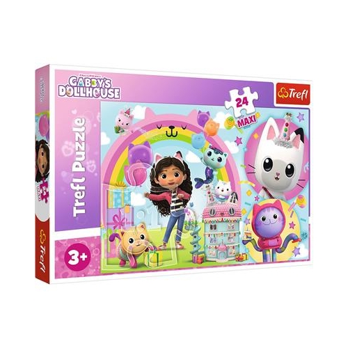 Puzzle TREFL 24 MAXI Koci Domek Gabi -31595