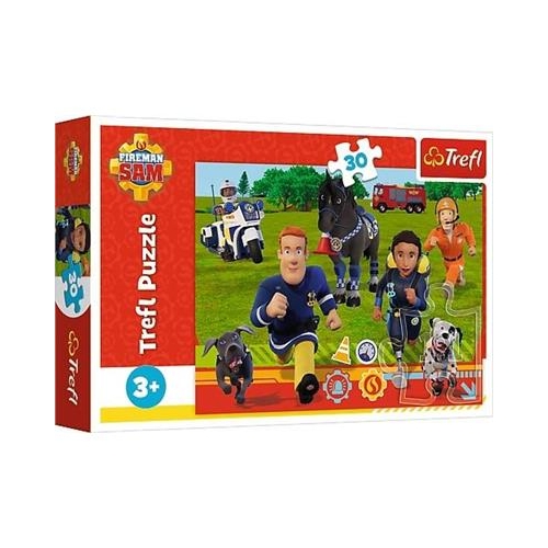 Puzzle TREFL 30 Gotowi do pomocy Strażak Sam-31597