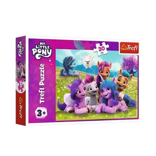 Puzzle TREFL 30 Przyjacielskie kucyki Pony-31598