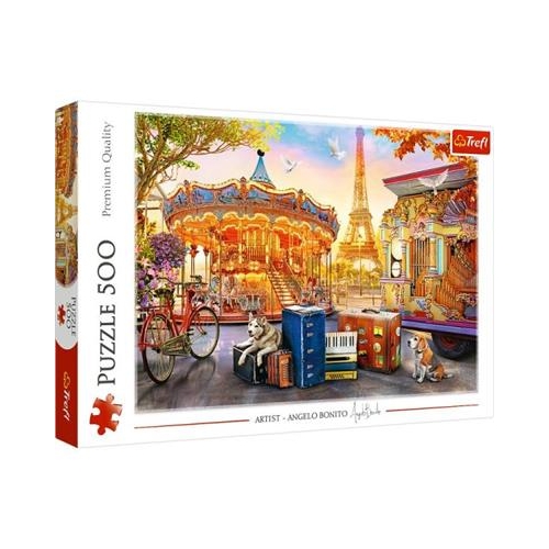 Puzzle TREFL 500 Wakacje w Paryżu-31613