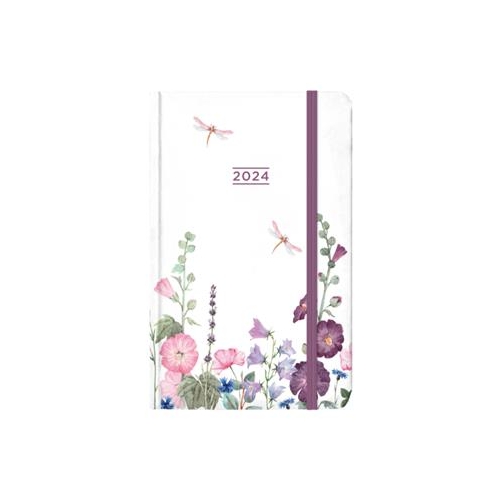 Kalendarz kieszonkowy Albi 2024 Kwiaty z ważką-31654