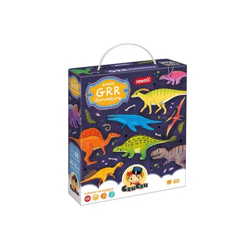 Puzzle CzuCzu 60 el. Grr Dinozaury