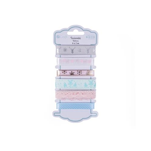 Tasiemki ozdobne 6 x 2m Frosty pastels