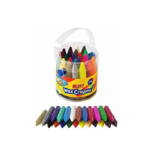 Kredki świecowe Colorino 24 kol. MAXI wiaderko