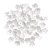 Kwiaty papierowe Dp-Craft 2cm 60 szt. Białe