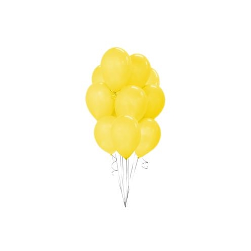 Balony gumowe Gemar 26cm 10szt Żółte