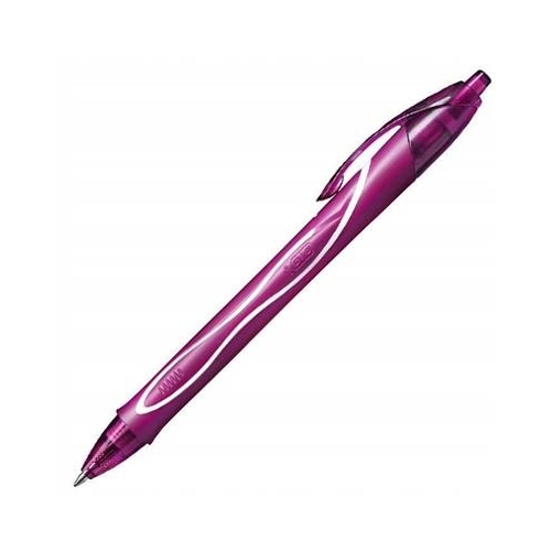 Długopis żelowy BIC Quick Dry Ciemny róż