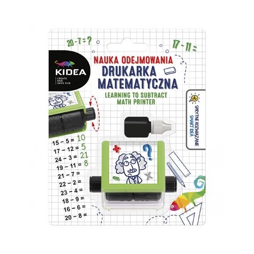 Drukarka matematyczna Nauka odejmowania