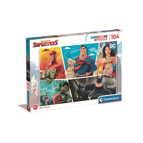 Puzzle Clementoni 104 DC Comics Superpets