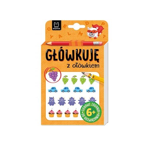 Książeczka pomarańcz Aksjomat Główkuję z ołówkiem