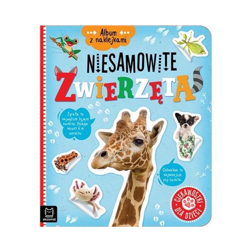 Album z naklejkami Aksjomat Niesamowite zwierzęta