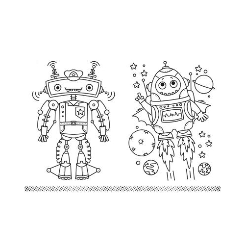 Superroboty. Malowanka dla chłopców Aksjomat-33291