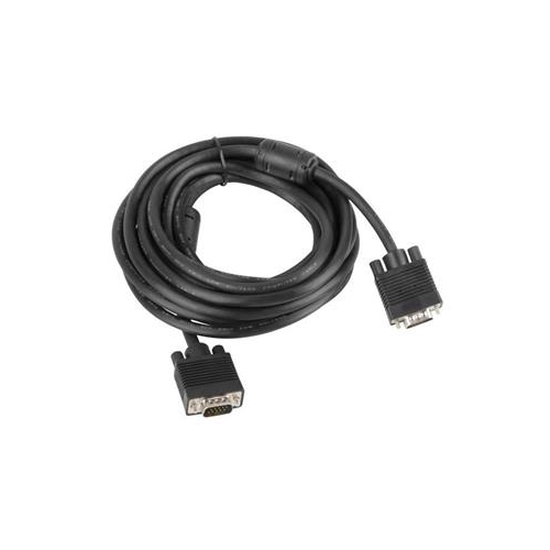 Kabel VGA Lanberg M/M 10m Ekran Ferryt czarny