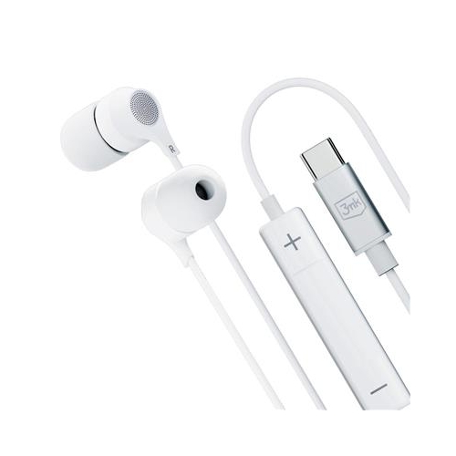 Słuchawki z mikrofonem 3mk Wired Earphones USB-C