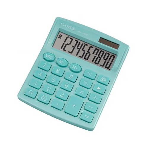 * Kalkulator biurowy Citizen SDC-810NR-GN Turkus