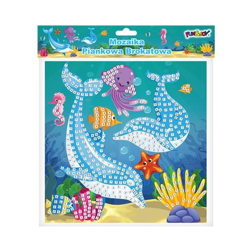 Mozaika brokatowa Fun&Joy Delfiny