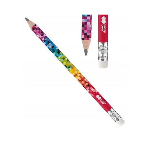 Ołówek Jumbo Happy Color 2B do nauki pisania