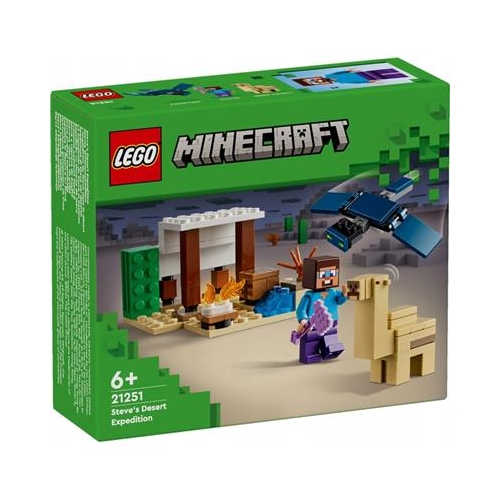 LEGO® 21251 Minecraft Pustynna wyprawa Steve’a