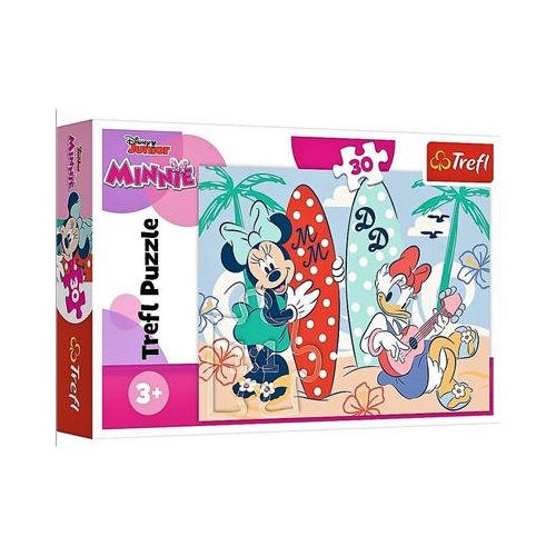 Puzzle TREFL 30 Minnie i Daisy na plaży