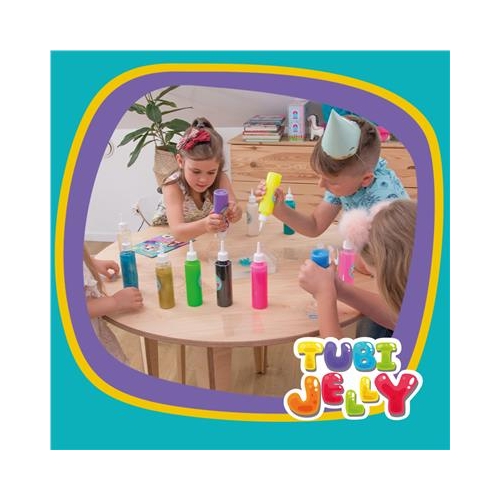 Zestaw kreatywny Tubi Jelly 6 kolorów Dinozaury-34687