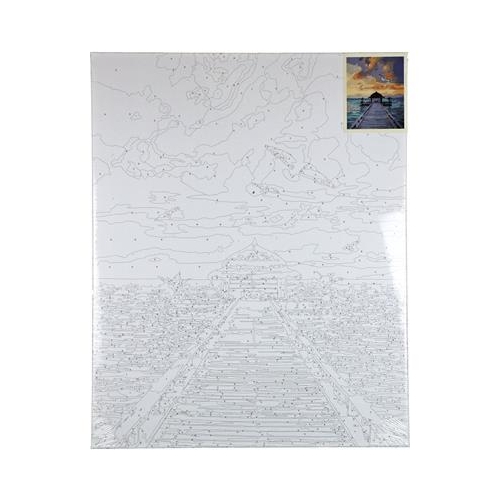 Malowanie po numerach 40x50cm Pomos nad morzem-35875