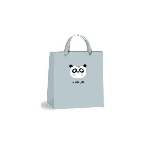 Torebka mała 25x21,5x13,5cm BB Friends Panda niebi
